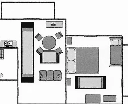 Apartment In With Seaview, Balcony, Air Condition, Wifi Pasman